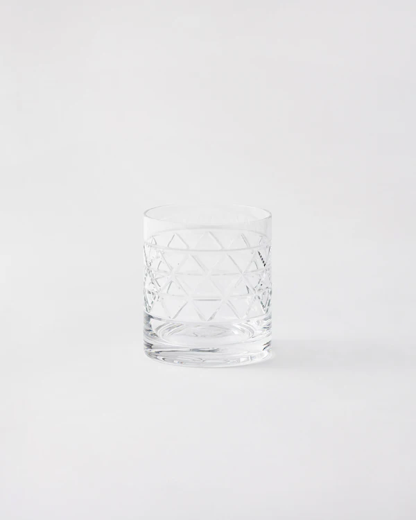 Tumbler in cristallo - Triangoli