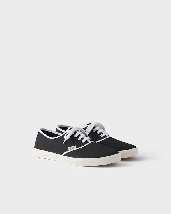 Sneakers in tessuto drill