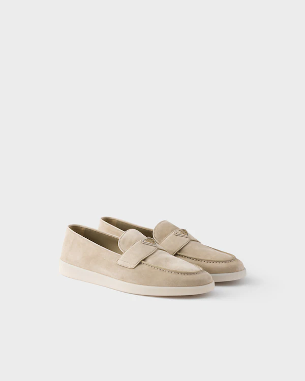 Mocassini in suede