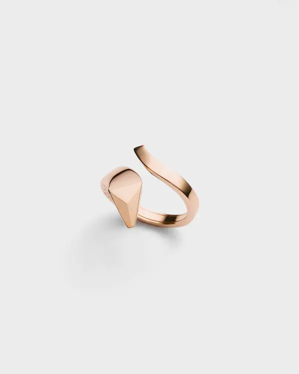 Anello mini serpente Eternal Gold in oro rosa
