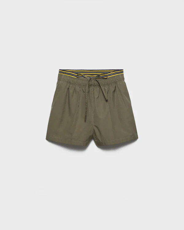 Pantaloncini in popeline