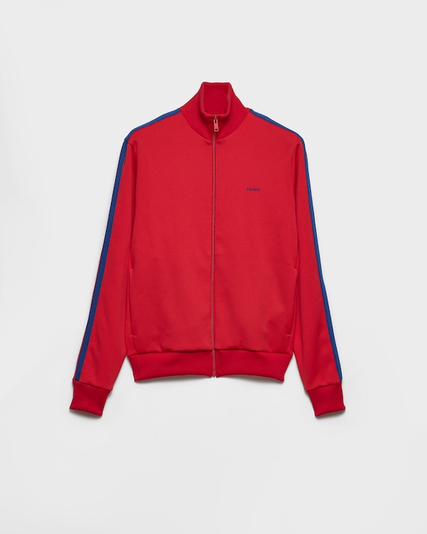 Giacca blouson in tessuto tecnico